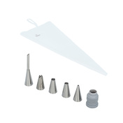 Rękaw cukierniczy z tylkami + adapter Baker's Best- Birkmann