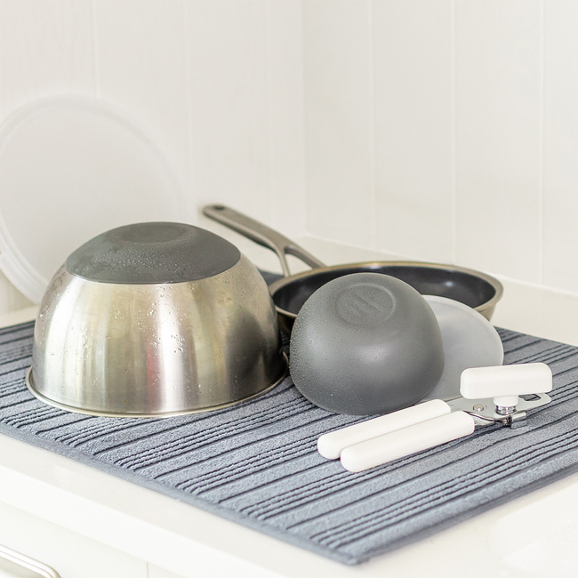 KitchenAid Mata do suszenia naczyń 2 szt charcoal grey