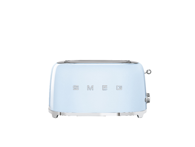 Smeg - Toster, cztery kromki, pastelowy błękit 50's style Tsf02Pbeu pastelowy błękit.