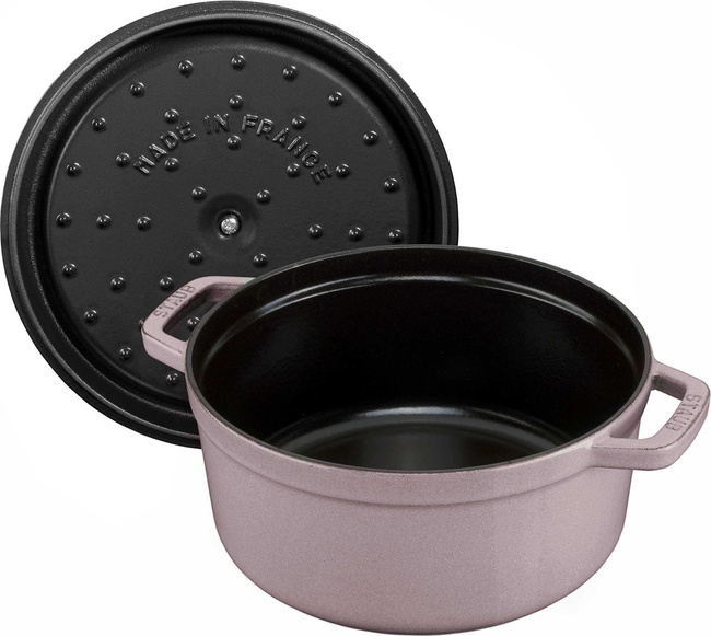 La Cocotte Garnek Żeliwny Okrągły 2.2 Ltr, Kwiat Wiśni - Staub