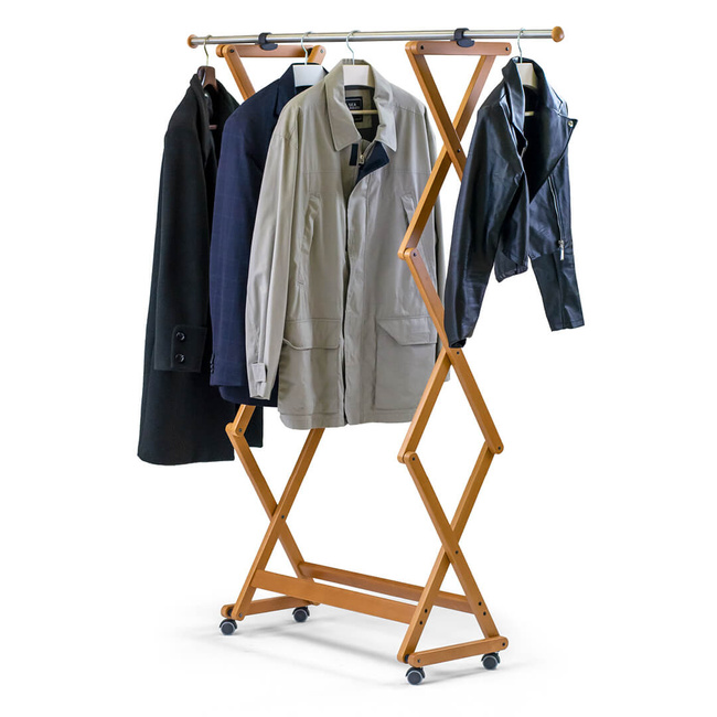 Arredamenti Felix Wieszak na ubrania - 140 x 32 cm, Brązowy