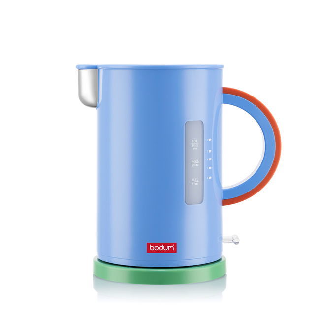 Czajnik elektryczny Bodum Bistro MoMA 1 l, 1200 W, niebieski