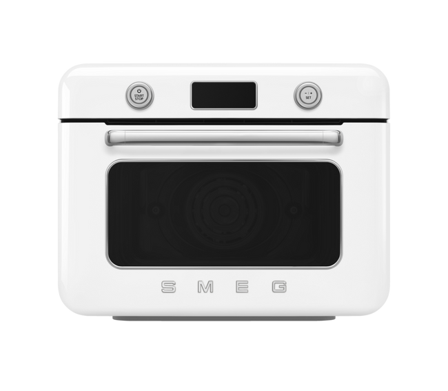 Smeg - Piekarnik nablatowy z funkcją pary COF01WHEU 50's Style - White