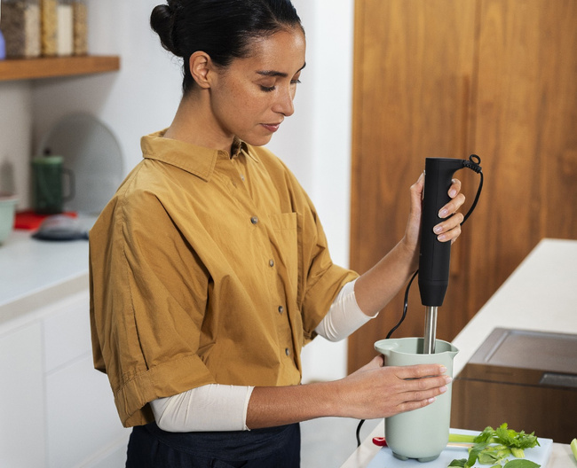 Dzbanek do miksowania z pokrywką Chef It 1000 ml Nordic Sage 102312594700 Mepal 