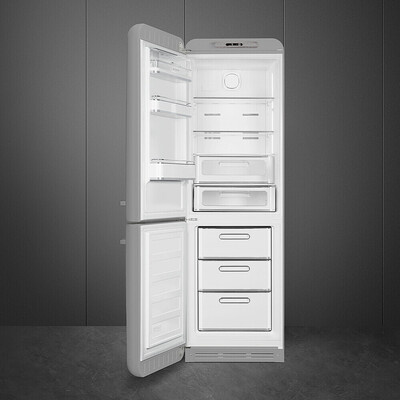 Smeg - Chłodziarko-zamrażarka FAB32LSV6 50'S RETRO STYLE - srebrny