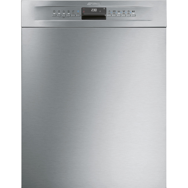 Smeg - Zmywarka do naczyń, 60 cm Universal Lsp324bqx Stal nierdzewna (panel sterowania).