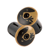 Korki do kierownicy Lizardskins Road Bar End Plugs - Vegas Gold para (New 2023)