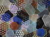 Podkładki pod naczynia Hexagon 24 cm Black - Zone Denmark