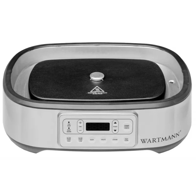 Multicooker Wartmann WM-2401 MC – żeliwny garnek 5,5 l, 6 funkcji