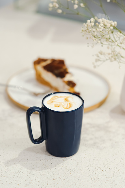 Dwa Kubki Ceramiczne Z Uszkiem 250 Ml Fuori Granatowe 30046 - Vialli Design