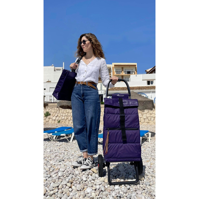 Wózek na zakupy Big Polar 2Lrsg Czarny - Rolser