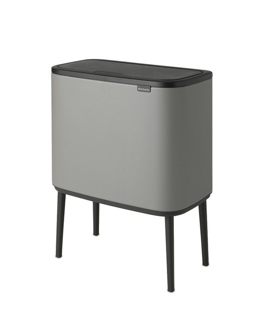 Kosz na śmieci 34L (11+23) Bo Touch Bin - Mineral Concrete Grey - Brabantia