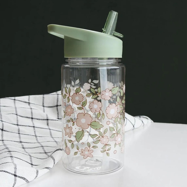 Butelka z ustnikiem dla dzieci Blossoms sage 450 ml - A little lovely company