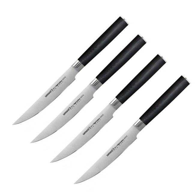 Zestaw 4 noży do steków Samura Mo-V Aus-8 12 cm Sm-0031S