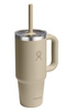 Kubek termiczny Hydro Flask Travel Tumbler 24 oz (710 ml) z uchwytem i słomką, Oat