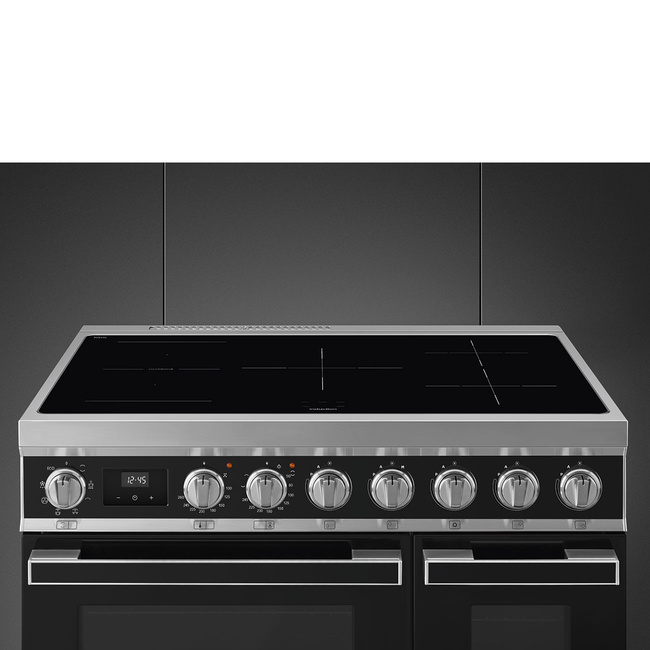 Smeg - Kuchnia wolnostojąca PORTOFINO - czarny