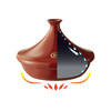 Tagine 1,8 L - Czerwony - Emile Henry