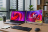 Extralink Smart Life S14 14" | Przenośne Monitory Do Laptopa | 2 Monitory, Ips, 1920x1200