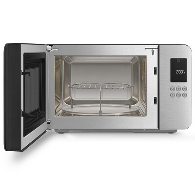 Smeg - Kuchenka mikrofalowa SDA Collezione - czarny mat