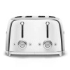 Smeg - Toster, Cztery Kromki, Chrom 50's Style Tsf03Sseu Chrom