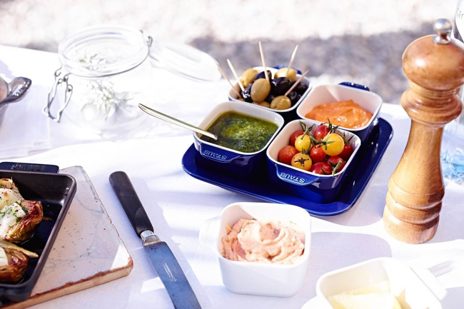 Naczynie Ceramiczne Staub Serving Zestaw Do Przystawek, 5 Elementów 500 Ml, Niebieski