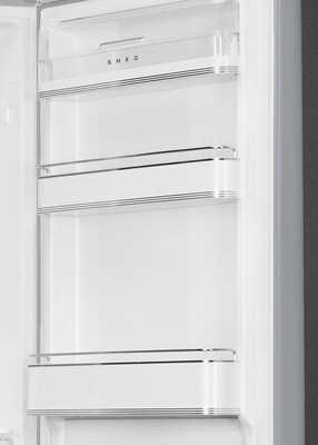 Smeg - Chłodziarko-zamrażarka FAB32RSV6 50'S RETRO STYLE - srebrny