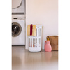 Kosz na pranie Brabantia Collect-It 55 l, biały, z pokrywą Quick-Drop