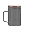 Szklanka z zaparzaczem Soho 350 ml grafitowa 29361 - Vialli Design