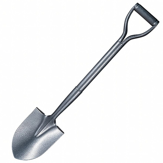 EXTRALINK Black Forest Szpadel Metalowy Łopata Ogrodowa Prosta 100 cm