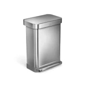 Kosz na śmieci 55L pedałowy Liner Pocket - stal FPP Simplehuman