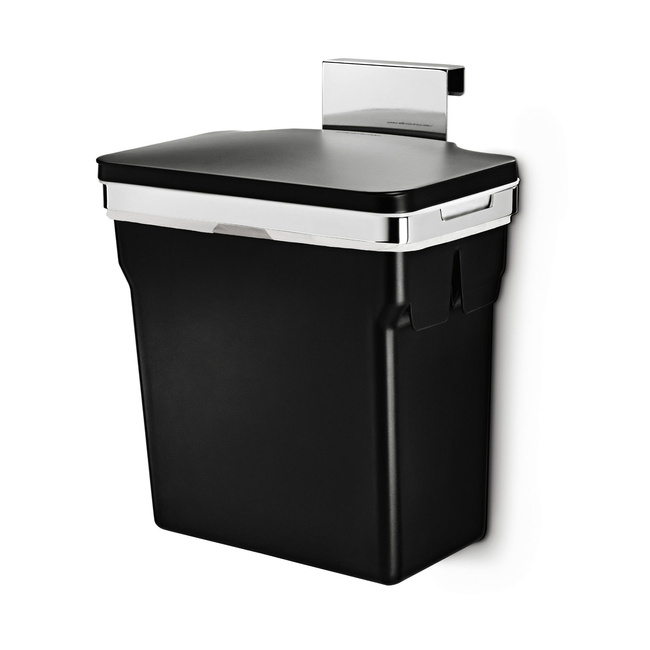 Kosz Na Śmieci Szafkowy 10L, Czarny - Simplehuman
