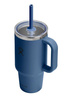 Kubek podróżny Hydro Flask 32 oz Travel Tumbler, Harbor Blue, ze słomką