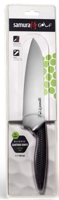 Nóż Santoku Samura Golf SG-0095, stal AUS-8, ostrze 18 cm, 95 g