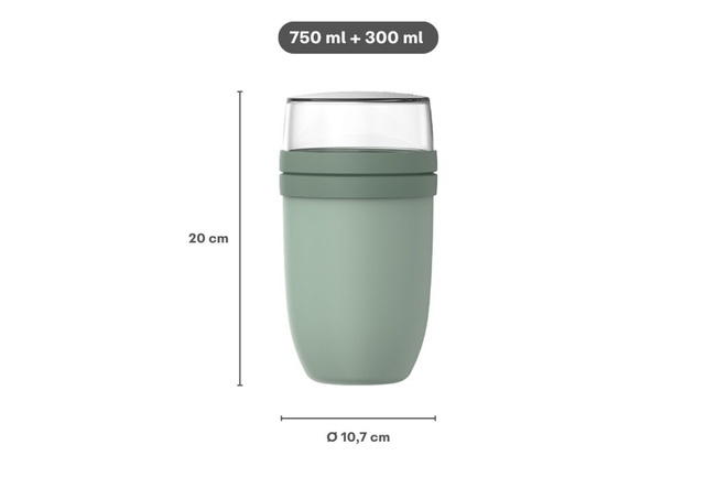 Pojemniki na lunch 750+300 ml Nordic Sage - Mepal