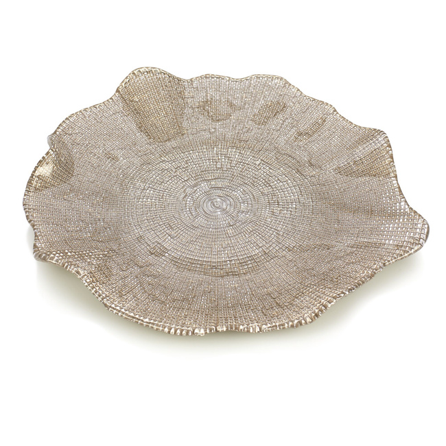 Patera 37 cm Przydymiona Ivv