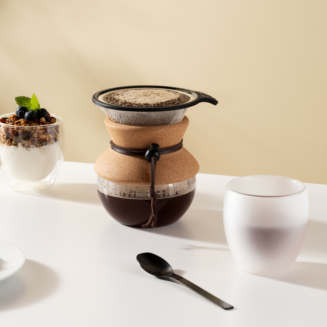 Bodum zaparzacz do kawy z filtrem stałym Pour Over 500 ml Cork