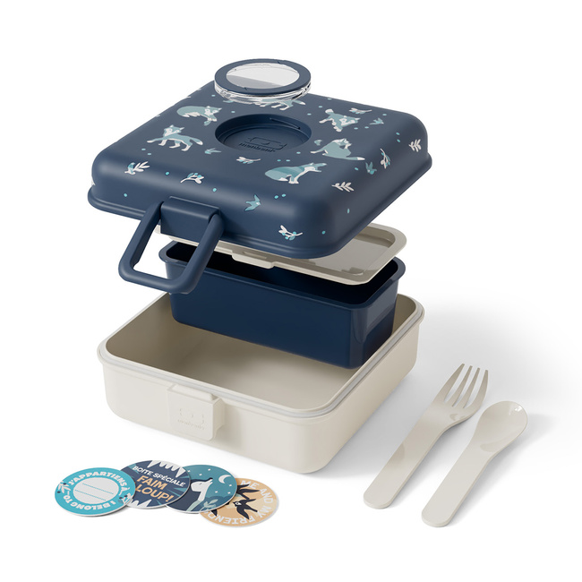 Monbento Lunchbox Dla Dzieci Snacky 0,85l Wolf