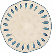 Domitilla Blu Notte Talerz Obiadowy - 27 Cm - Rose&Tulipani