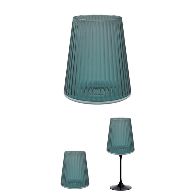 Kieliszek do wina Trebonn SplitGlass Easy, akwamaryna (Aquamarine), 550 ml, bez nóżki
