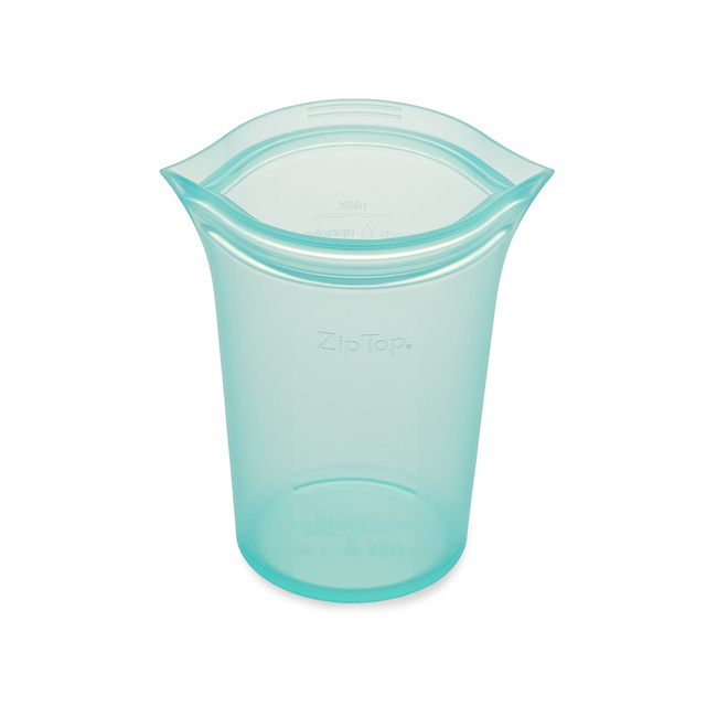 Pojemnik na przekąski L, Teal, Cups - Zip Top