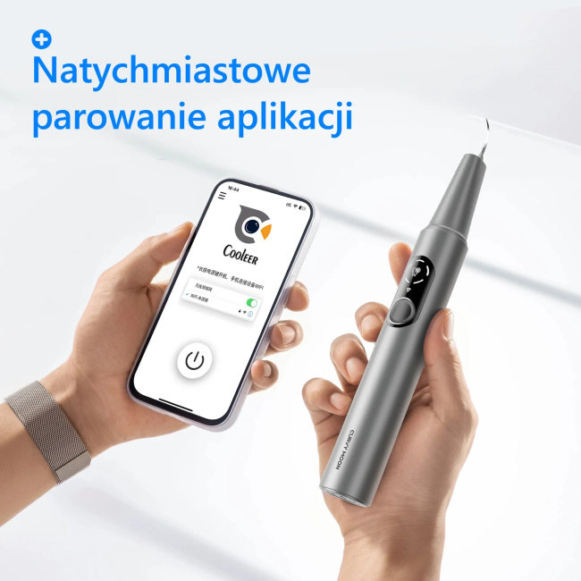 EXTRALINK SC-02 Skaler ultradźwiękowy do zębów z kamerą 5 trybów Pełna kontrola higieny jamy ustnej