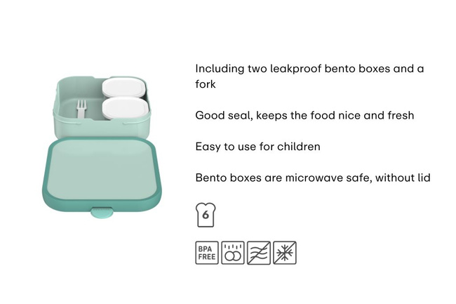 Lunchbox Campus Bento Large Dino - Mepal