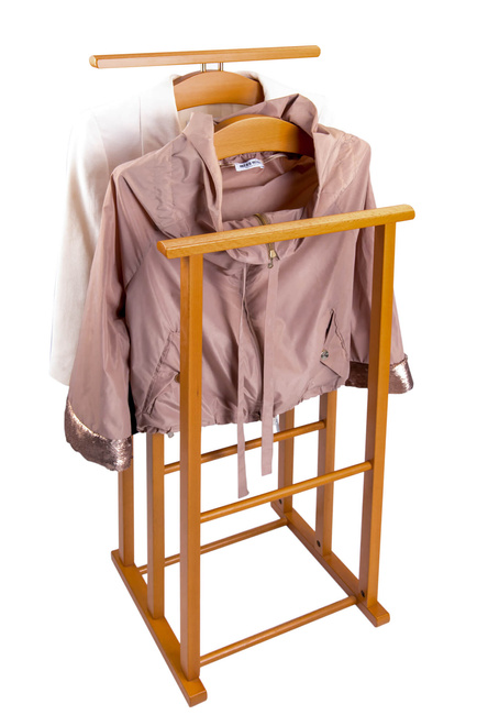 Stojak na garnitur i koszule Arredamenti Maxi, drewno bukowe, 102 cm, brązowy