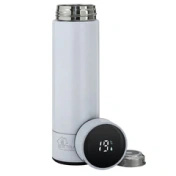 Extralink Smart Travel Mug Biały - Kubek Termiczny - Termos Z Wyświetlaczem Temperatury