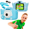 Extralink Kids Camera H27 Single Niebieski - Aparat Cyfrowy - 1080p 30fps, Wyświetlacz 2.0"