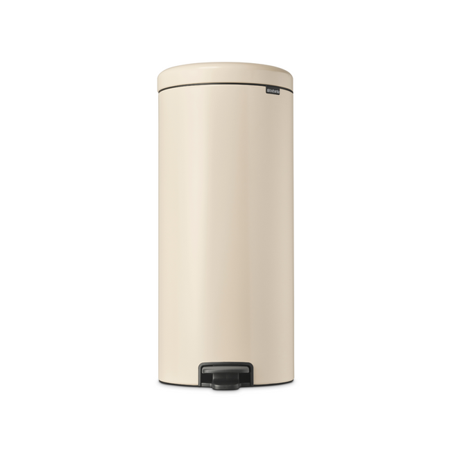 Kosz pedałowy Brabantia NewIcon 30 l, Soft Beige z powłoką mineralną