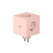 Rozszerzacz gniazd Square 2 z podwójnym Usb-C o mocy 30 W - Różowy - Avolt