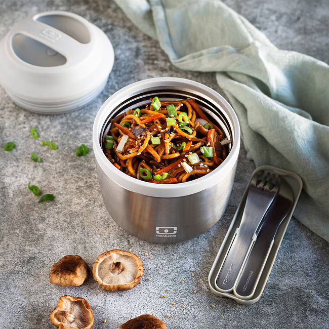 Monbento Element Termos obiadowy 0,55 l Metallic silver