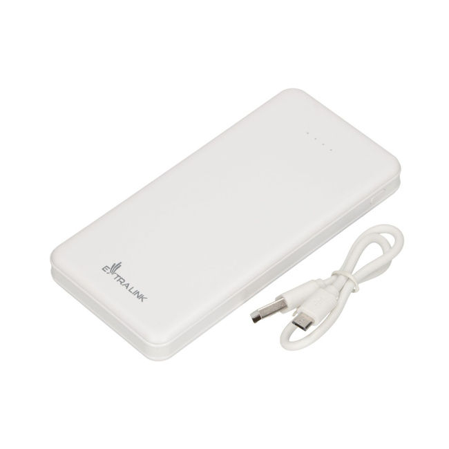 EXTRALINK Powerbank EPB-078W 10000mAh Biały USB-C szybkie ładowanie przenośny akumulator
