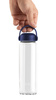 Szklana butelka na wodę Fuori 540 ml Granatowa 30244 - Vialli Design